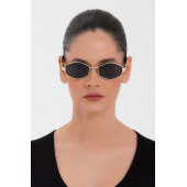 Modalucci Yeni Sezon Siyah Unisex Güneş Gözlüğü NORA - 2