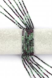 Anyolit Doğal Taş Dizi 2 mm Fasetli Kesim thumbnail 1