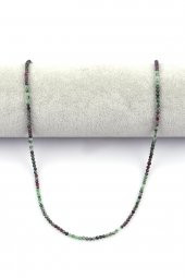 Anyolit Doğal Taş Dizi 2 mm Fasetli Kesim thumbnail 2