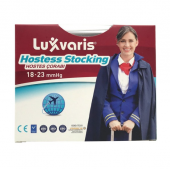 Luxvaris 845 Hostes Çorabı Külotlu Burnu Kapalı Siyah No: 3 - 1