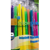 Jelatinli Körüklü Frozan Pipet Milshake ( 100 Adet ) - 1