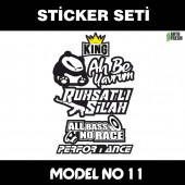 king çoklu araba arka cam yazısı - sticker araba cam bagaj uyumlu et,ket kask motosiklet dolap cam uyumlu yapışkan - 1
