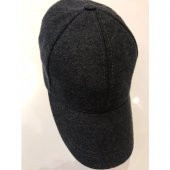 Füme Kışlık Kaşe Beyzbol Şapka Kep - 4