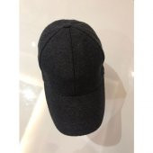 Füme Kışlık Kaşe Beyzbol Şapka Kep - 5
