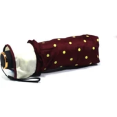 İstanbul Desenli Bordo Şemsiye - 3