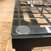 Yapışkanlı Cam Tutucu Şeffaf 22 mm 15 Li Mobilya Raf Ses Tutucu - 3