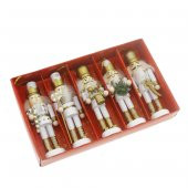 5 Adet 12cm Kurşun Asker Beyaz - 3