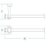 Duxxa Art De Luxe Kısa Havluluk Titan (A.1312.T) - 3