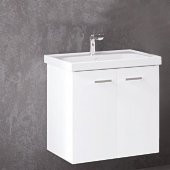 Denko Terra 65 Cm Mdf Beyaz Banyo Dolabı Takımı - 2