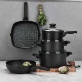 KORKMAZ A1118 ORNELLA WOK TAVA 24*6.5 - 2