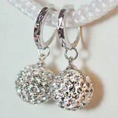 Modasteps 925 Ayar Yüksek Kalite Kristal Zirkon Püskül Küpe - 2