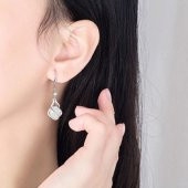 Modasteps 925 Ayar Yüksek Kalite Kristal Zirkon Püskül Küpe - 2