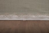 Finezza Efes Keten Polyester Kumaş Yeşil Masa Örtüsü Dikdörtgen 150x210 cm -1314 - 4