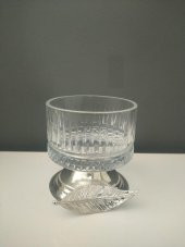 Selim Dekor Yaprak Ayaklı Küçük Sunun - 1