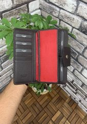 Guard Mat Kahverengi Fermuarlı ve Hakiki Deri Patlı El Portföyü P2214 - 2