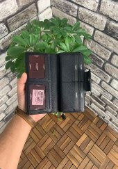 Guard Siyah Fermuarlı ve Hakiki Deri Patlı El Portföyü P2214 - 5