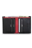 Guard Siyah/Kırmızı  Mini Hakiki Deri Erkek Cüzdan P833 thumbnail 6