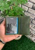 Guard Antik Yeşil Hakiki Deri Kartlık Erkek / Kadın P1169 - 4