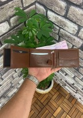 Guard Taba Bozuk Para Bölmeli Hakiki Deri Erkek Cüzdanı P50 - 3