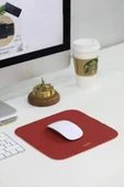 Guard Kırmızı Hakiki Deri Mouse Pad 22X22 cm P22X22 - 4