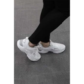 LUMBERJACK Kadın Beyaz Krem Fileli Comfort Kalın Taban Günlük Spor Ayakkabı thumbnail 10
