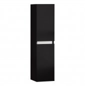 Denko More 35 cm MDF Siyah Banyo Boy Çamaşır Dolabı - 1