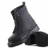 Vojo 1109 Rahat Sıcak Taban Bağcıklı Kadın Botu - 2