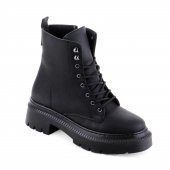 Vojo 1109 Rahat Sıcak Taban Bağcıklı Kadın Botu - 7