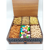 LEBLEBİCİ HANIM MEŞHUR ÇORUM LEBLEBİSİ 12'LU SET ÖZEL AHŞAP KUTULU 1500 Gr - 2