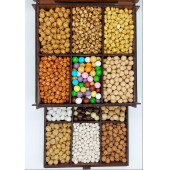 LEBLEBİCİ HANIM MEŞHUR ÇORUM LEBLEBİSİ 12'LU SET ÖZEL AHŞAP KUTULU 1500 Gr - 3
