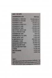 20gr. Kızıştırıcı Vitamin Ilyas Yıldırım Yerli Üretim. Tüm Hayvanlar Için - 4