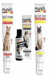 3lü Set Multi Vitamin Macunu 100 gr Kedi Maltı 100 gr Kedi Biotine - 1