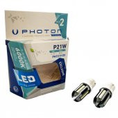PHOTON P21/5W ÇİFT DUY BEYAZ LED OTO AMPUL 1157 POWER CHIP - 1