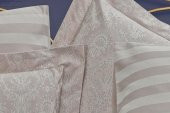 Finezza Monaco Bambu Jakar Kumaş Taş ikili Oksford 60x80 cm Yastık Kılıfı - 1325 - 4
