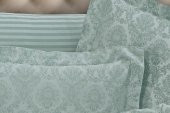 Finezza Monaco Bambu Jakar Kumaş Mint ikili Oksford 60x80 cm Yastık Kılıfı -1326 - 4