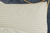 Finezza Odesa Bambu Jakar Kumaş Krem ikili Oksford 60x80 cm Yastık Kılıfı - 1327 - 3
