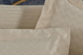 Finezza Odesa Bambu Jakar Kumaş Bej ikili Oksford 60x80 cm Yastık Kılıfı - 1328 - 4