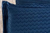 Finezza Odesa Bambu Jakar Kumaş İndigo ikili Oksford 60x80cm Yastık Kılıfı -1329 - 2