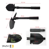 TAMSET C1 Katlanır Portatif Kamp Küreği 41,5cm - 4