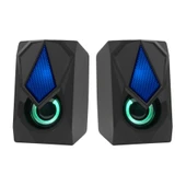 FRISBY FS-2136U 2.0 Hoparlör Sistemi RGB Led Siyah (USB) - 14