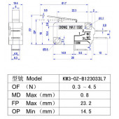 MICRO SWITCH UZUN PALETLİ (220V 16A) DONGHAI - 2