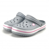 Gri Pembe Crocs Crocband Unisex Terlik - 2