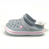 Gri Pembe Crocs Crocband Unisex Terlik - 3