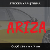ARIZA - 2 adet sticker etiket araba motosiklet kask cam dolap uyumlu yapıştırma - 1