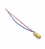 Kablolu Nokta Lazer Modül Metal Kafa 3V 5V 650nm Kırmızı thumbnail 1