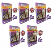 CatMozz Lavander Aktif Karbon Kedi Kumu Lavantalı Koku Giderici Extra Koku Kontrolü Topaklanma 30 Gr x 5 Adet - 1