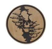 KURU KAFA NO:3 - Deri PEÇ - Arma - Askeri Patch thumbnail 1