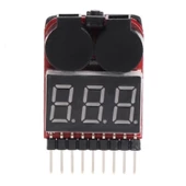 1-8s Lipo Li-ion Battery Voltaj Test ve Alarm Modülü thumbnail 3