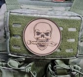 KURU KAFA NO:4 - Deri PEÇ - Arma - Askeri Patch - 3