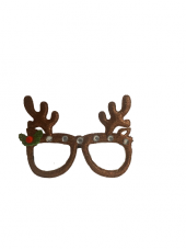 YILBAŞI GÖZLÜK GEYİK BOYNUZ TAŞLI KAHVERENGİ - 1